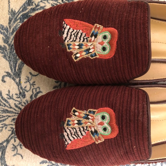 Ryan Corduroy Loafers - Embroidered Owl - Picture 4 of 6